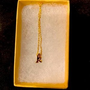 ✨ NEW Gold “k” necklace ✨